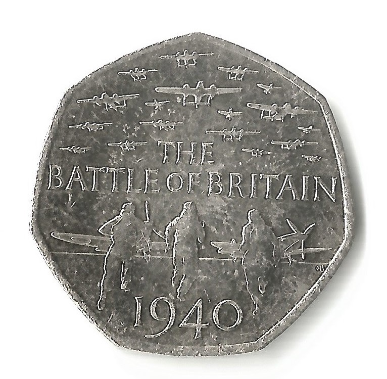 50p coins battle of britain