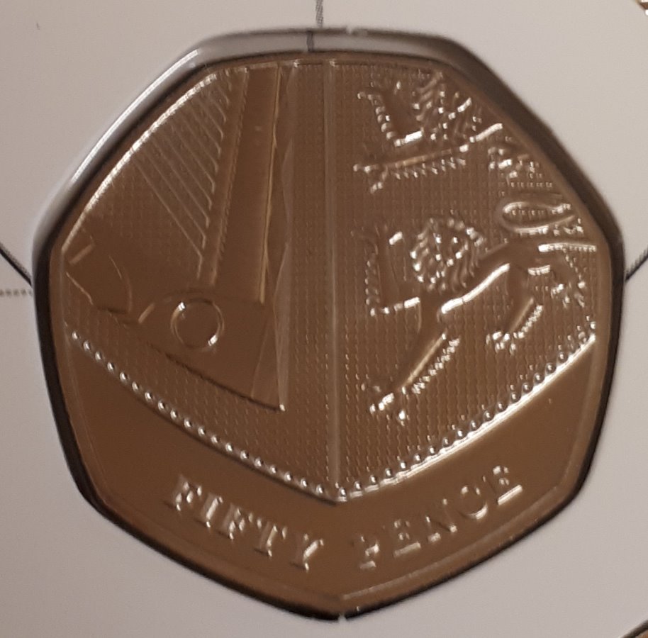 royal mint new 50p coins how many